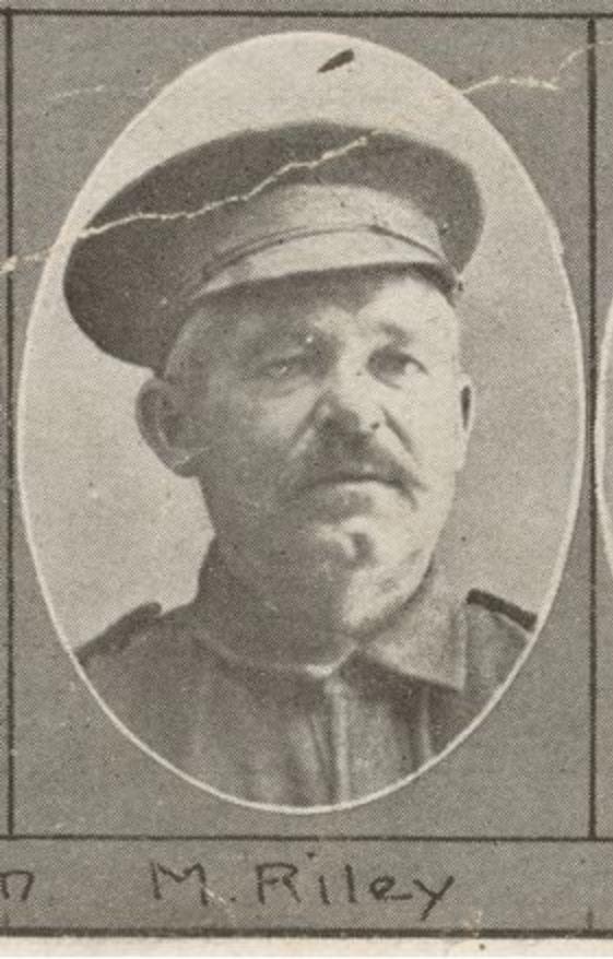 old photo of Martin Riley in uniform